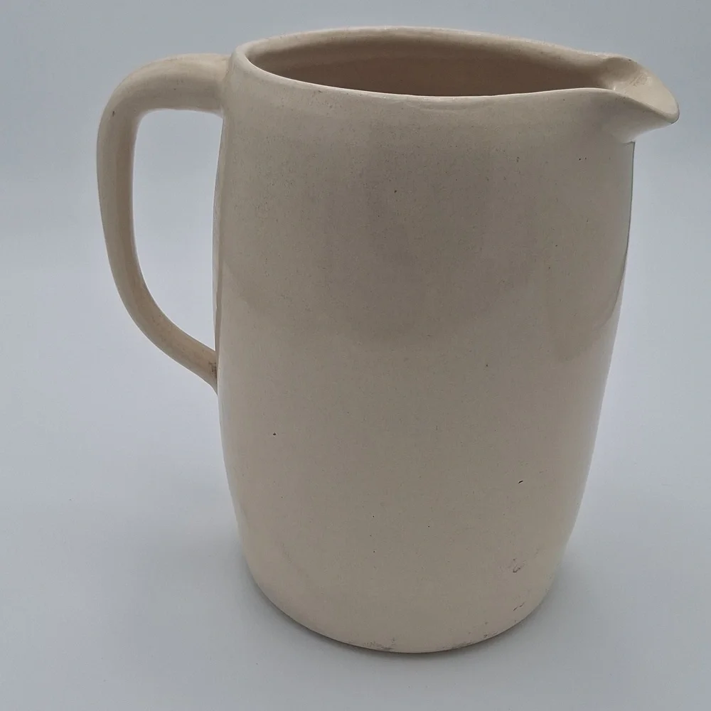 Storie & Son Pottery Vintgage Pitcher Hand Painted Ceramic Pitcher Collectible